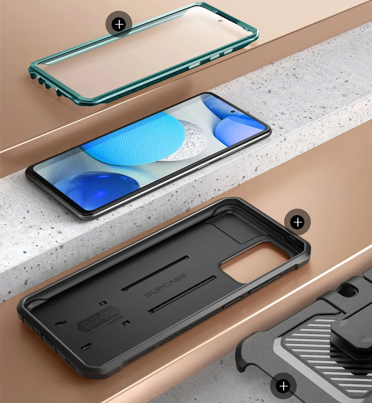 Etui pancerne Supcase Unicorn Beetle Pro do Galaxy A53 5G